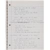 Image 13 : Brad Delp's Notebook with Handwritten Notes and Lyrics