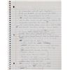 Image 8 : Brad Delp's Notebook with Handwritten Notes and Lyrics