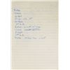Image 2 : Brad Delp's Handwritten Lyric Notebook
