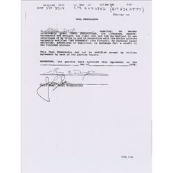 Brad Delp Signed Document and Cassette Tape