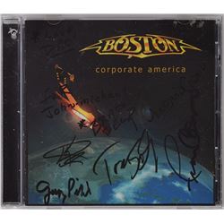 Brad Delp's Boston Signed 'Corporate America' CD