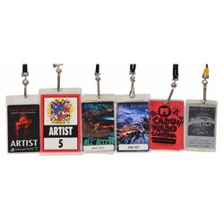 Brad Delp's Boston Collection of Backstage Passes
