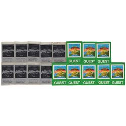 Brad Delp's Boston 1979 European Tour Passes