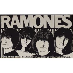 Ramones 'End of the Century' 1980 Edinburgh Scotland Poster