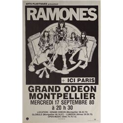 Ramones 1980 Montpellier France Poster