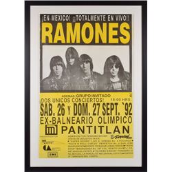 Ramones 1992 Mexican Poster