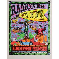 Ramones and Social Distortion Signed Poster