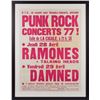 Image 1 : Ramones and Talking Heads Concert Poster