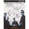 Image 1 : U2 Signed 'Beautiful Day' Lyric Sheet