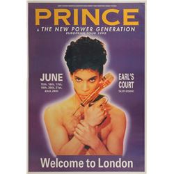 Prince 1992 Earls Court Concert Poster