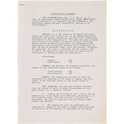 Prince Signed Document