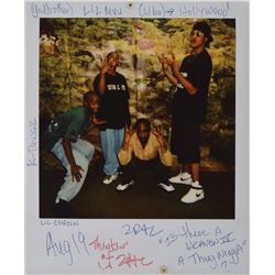 Tupac Shakur Signed Candid Photograph