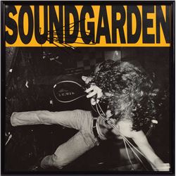 Soundgarden: Chris Cornell Signed Album Flat