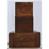 Image 2 : 3 Wooden Country Store Crates Gold Dust Twins