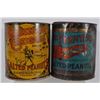 Image 1 : 2 Country Store Peanut Tins Robinson Crusoe