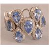 Image 1 : 18kt White Gold 3.30CT Sapphire Ring