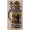 Image 1 : Antique Prism Top German Regimental Beer Stein
