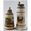 Image 1 : 2 Antique German Beer Steins