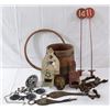 Image 1 : Antique Bucket Full of Antiques