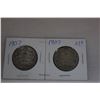 Image 1 : Canada Fifty Cent Coin (2) 1907 - Silver