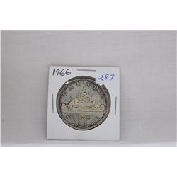 Canada Dollar Coin (1) 1966 - Silver