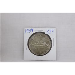 Canada Dollar Coin (1) 1954 - Silver