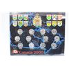 Image 1 : Canada Millenium Twenty-Five Cent Coins (12)