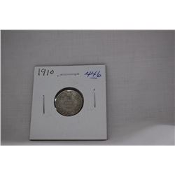 Canada Ten Cent Coins (1) 1910 - Silver