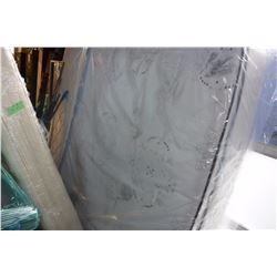 FLOOR MODEL KINGSIZE KILLIAN MATTRESS WITH 3 INCH EUROTOP MEDIUM FIRM DIRT SCUFFS NEEDS CLEANING RET