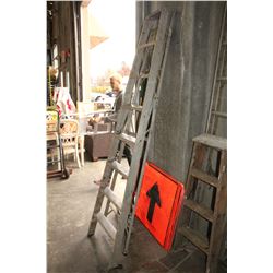 EIGHT FOOT ALUMINUM STEPLADDER