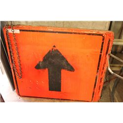 LARGE LOT OF ALUMINUM ROAD SIGNS