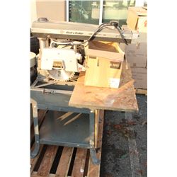 BLACK AND DECKER COMMERCIAL DUTY RADIAL ARM SAW