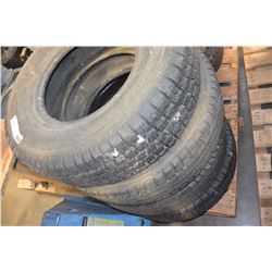 SET OF FOUR NORDIC WINTER RACK 15 INCH TIRES