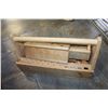 Image 3 : FOUR WOOD CLAMPS AND WOOD TOOL TOTE
