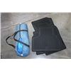Image 1 : LOT OF NEW CAR MATS AND TENT