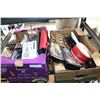 Image 1 : TWO BOXES OF ELETRONICS AND COLLECTIBLES