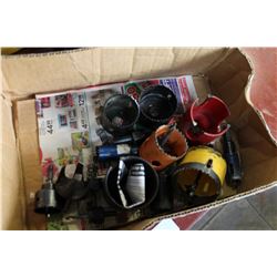 BOX OF HOLE CUTTERS