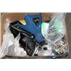 Image 1 : LARGE BOX OF VARIOUS SHOP SUPPLIES