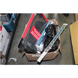 BOX OF ELECTRONICS AND CASES ETC