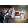 Image 3 : TWO BOXES OF DVDS AND DVD PLAYERS