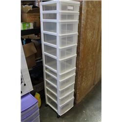 ELEVEN DRAWER PLASTIC ORGANIZER