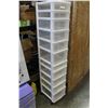 Image 1 : ELEVEN DRAWER PLASTIC ORGANIZER