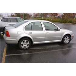 1999 VOLKSWAGON JETTA 168,xxx km, AUTOMATIC, GREY, WITH KEY FOB