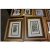 Image 2 : LOT OF 8 SMALL HAND TOOLED SHADOW BOX PICTURES