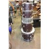 Image 1 : CORONET DRUMSET WITH CASE OF CYMBOLS AND STANDS