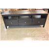 Image 2 : BLACK 3 DRAWER ENTERTAINMENT STAND