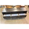 Image 4 : BLACK 3 DRAWER ENTERTAINMENT STAND