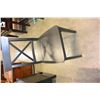 Image 4 : BLACK DROPLEAF DINING TABLE WITH 2 CHARIS