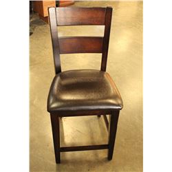 LEATHER SEAT STOOL