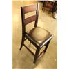 Image 2 : LEATHER SEAT STOOL